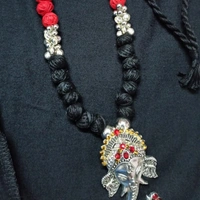 Rishmita  Collection Ganesh Set Necklace - Free Size