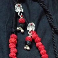 Rishmita  Collection Ganesh Set Necklace - Free Size