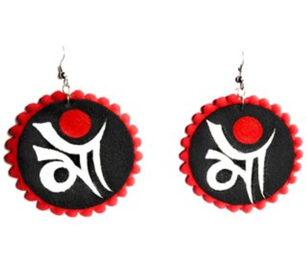 Rishmita Collection Maa Hand,ade Earring