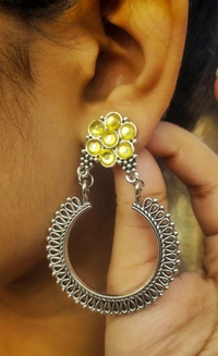 Rishmita Collections Flower jhumka