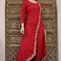 Party Wear Suit - red,green,purpul, blue, X,l,XL,xxl