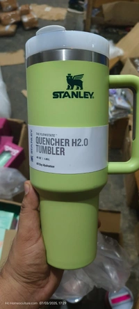 Stanley tumblers 1200 ml in solid colours. Color random only as per availability. Real pic shared
