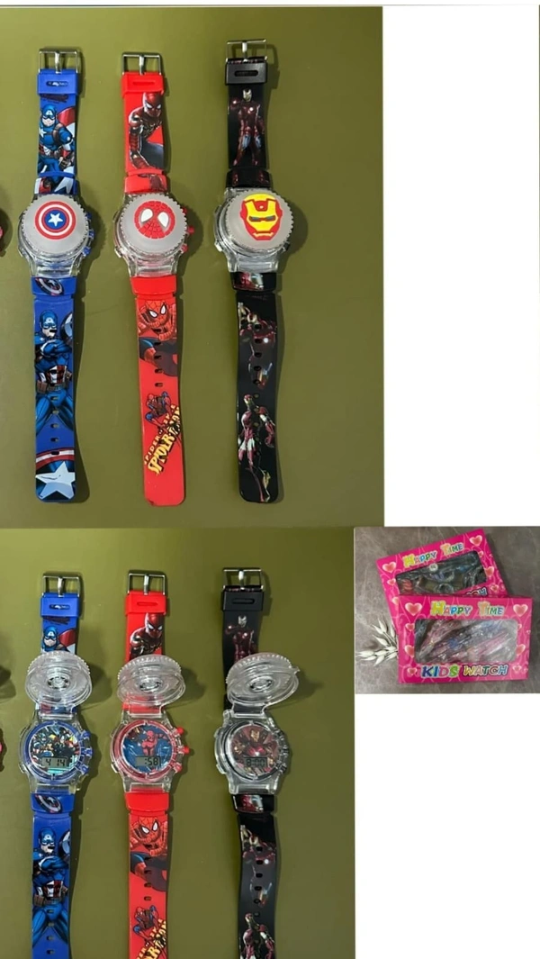 Led spinner watch