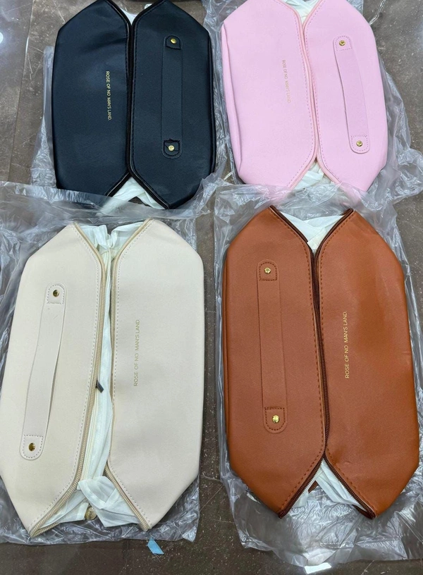 Large Cosmetic Bag For Women Pu Leather Make Up Pouch Portable Washbag Travel Toiletries Organizer Storage Luxury Brand Hangbag