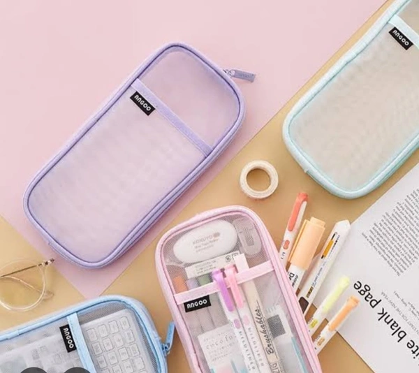 Premium quality mesh pencil pouches