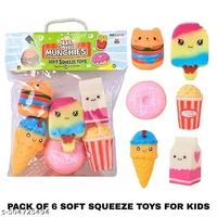 Pack of 6 squeeze toy for kids