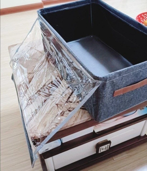 New 26 ltr foldable organizer with metal stand Now available with a transparent lid cover