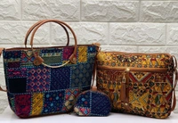 Rajasthani print bag combo of 3 pcs