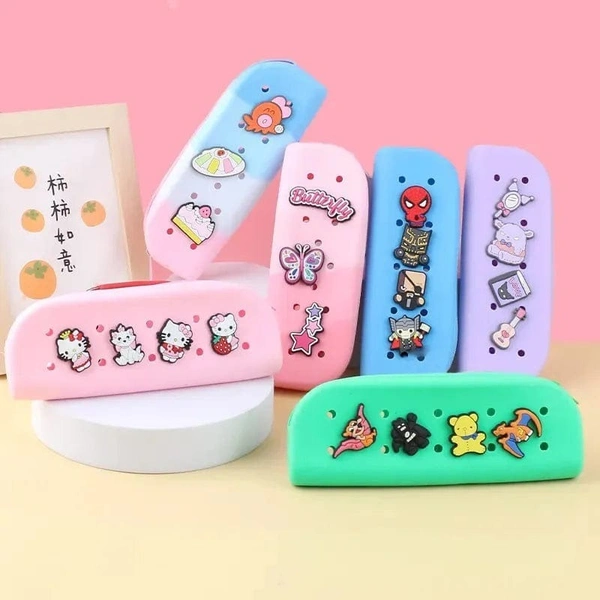 New silicon pencil pouches