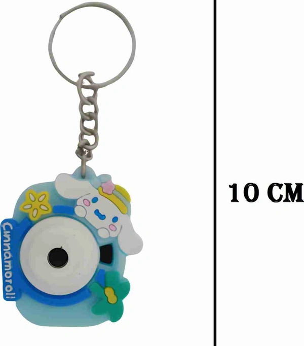  mini camera Shaped keychain in kuromi family theme 