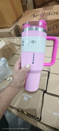 Stanley x Starbucks Holiday Red 40oz Tumbler Cup - Limited Edition - Pink
