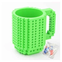 Lego mugs.  Build-On Brick Mug | Creative Building Blocks Coffee & Tea Mug – Fun & Unique Gift IdeaColor random only