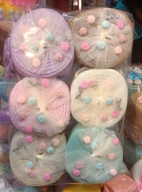 New designs in round jute sling bags 