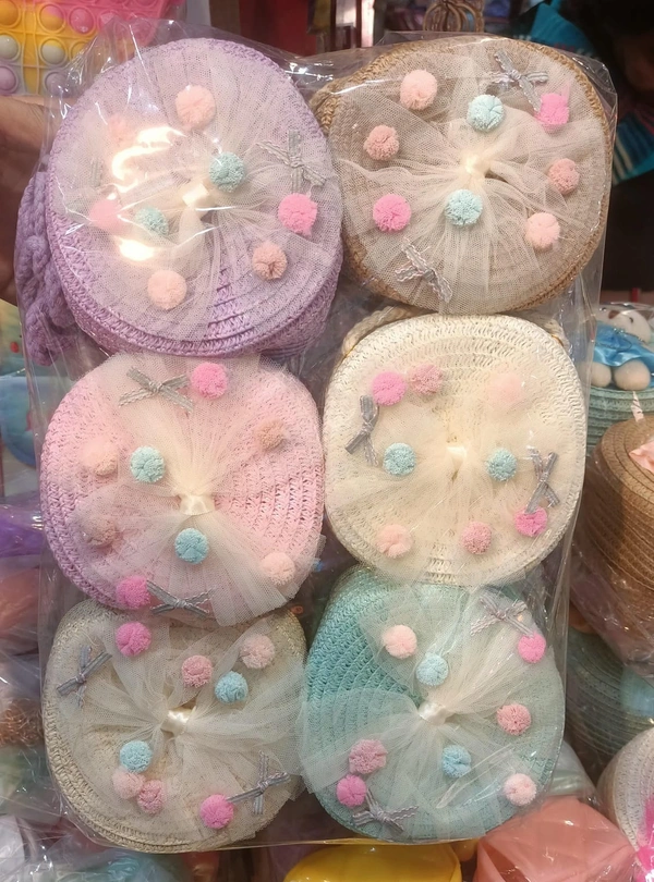 New designs in round jute sling bags 