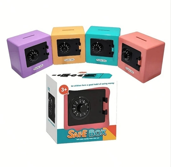New mini piggy bank with lock Color random only