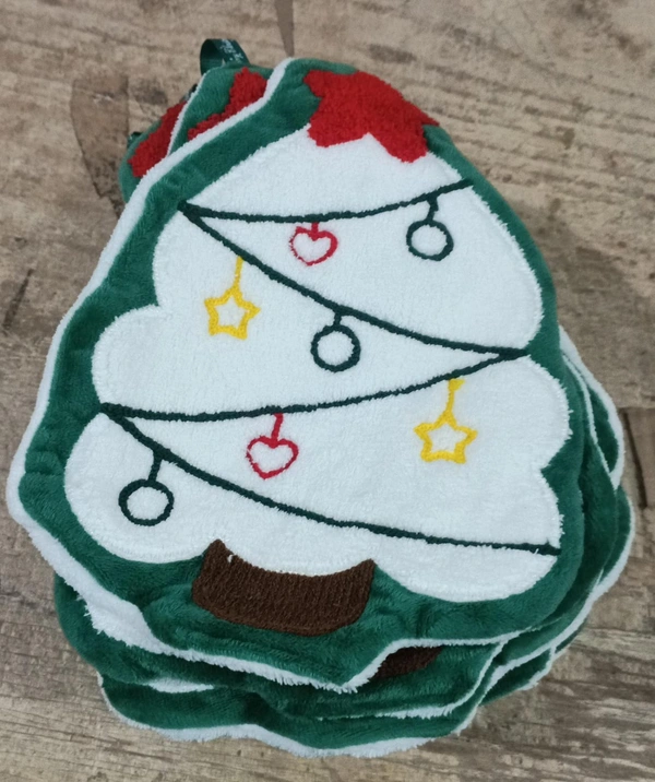 christmas theme hand towel