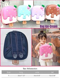 Hardcase 3d bag in icecream shape