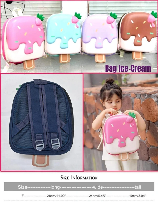 Hardcase 3d bag in icecream shape