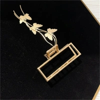 Homeoculture New Hair Claws Gold Vintage Long Tassel Pendant Metal Hair Pins Women Fashion Hairpin Headwear Shark Clips Hair Accessories