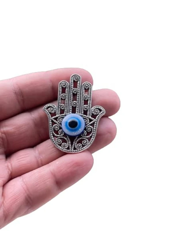 Evil eye metal fridge magnet