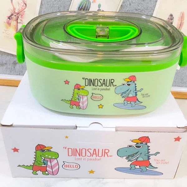 Homeoculture Premium quality steel lunch box Only dino available