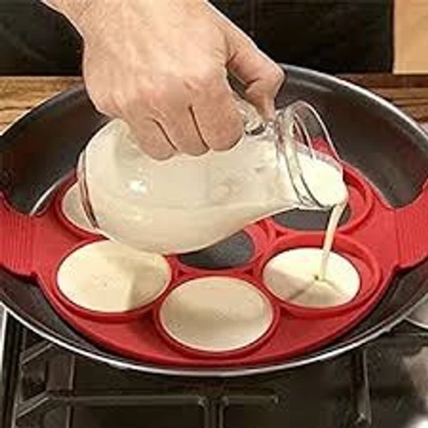 Flippin fantastic silicon pancake maker Can be used on any tawa