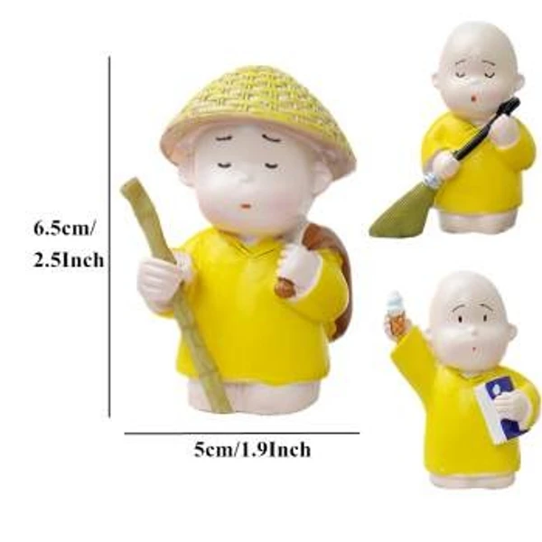 Swaccha Bharat buddha set  Pack of 3  Size mentioned in picture