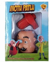 Homeoculture Laser flashing led top with light and sound Box packing 2 designs available Motu Patlu Doraemon