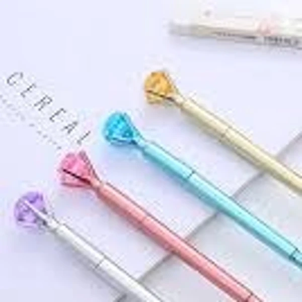 New arrival Diamond fork spoon pens Color random set of 4