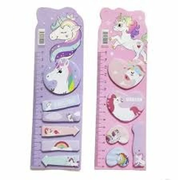 Homeoculture Unicorn n mermaid sticky notes Color random only