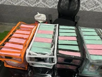 New 7 in 1 organizer with cover on top Size mentioned Color random only