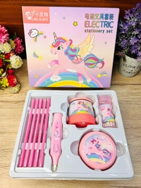 Homeoculture Unicorn n space theme electric stationery set