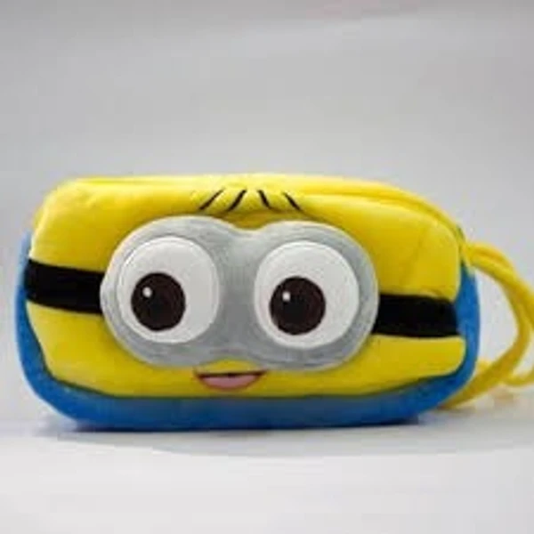 Minion plush pencil pouch dual zip