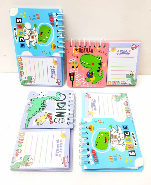 Sticky note and diary  Now available in 4 themes BTS  Space Unicorn Dinosaur