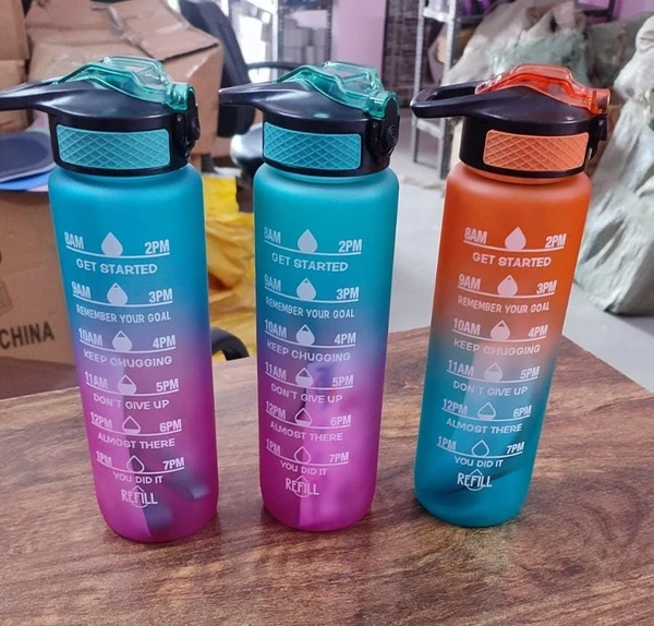 1000 ml stay hydrated bottle  Back in stock With straw model Color random only