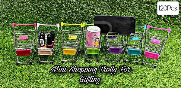 Mini shipping trolleys Best for hamper making  Cute giveaways