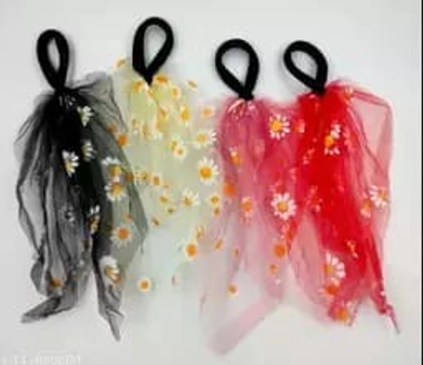 Hair rubber bands for girls n ladies with hanging Color random only