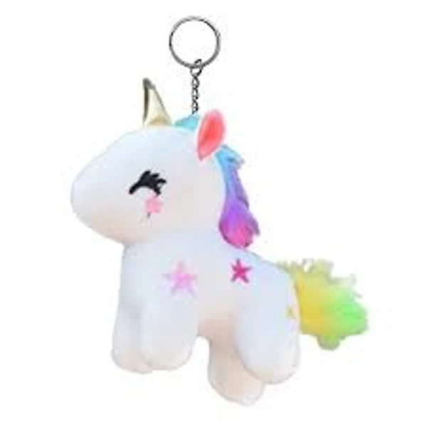 Homeoculture Unicorn premium quality Plush keychains Color random