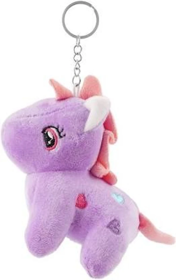 Homeoculture Unicorn premium quality Plush keychains Color random