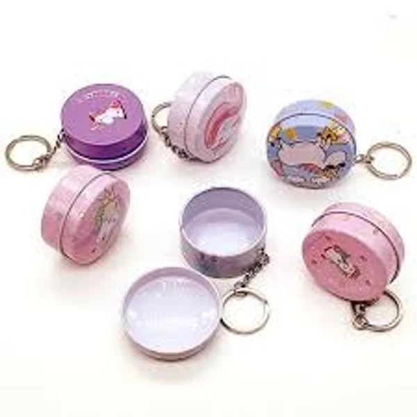Homeoculture Tin can keychain in square and rectangle Design random only Shape you can choose pack of 12