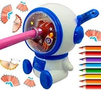 Astronaut table sharpeners now available in 2 designs  Color random