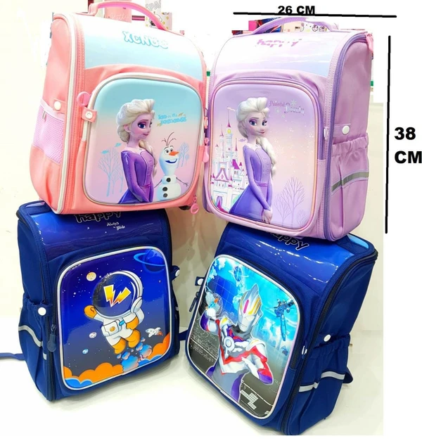 Best quality suitcase style school bags for kids Character choice possible Color random only