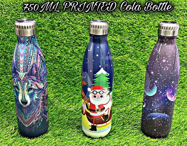 Double Wall Printed Insulated Water bottles ❄️🔥   Capacity 750 Ml