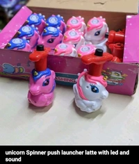 Homeoculture Unicorn n Spiderman led flashing top or lattu  Color random only