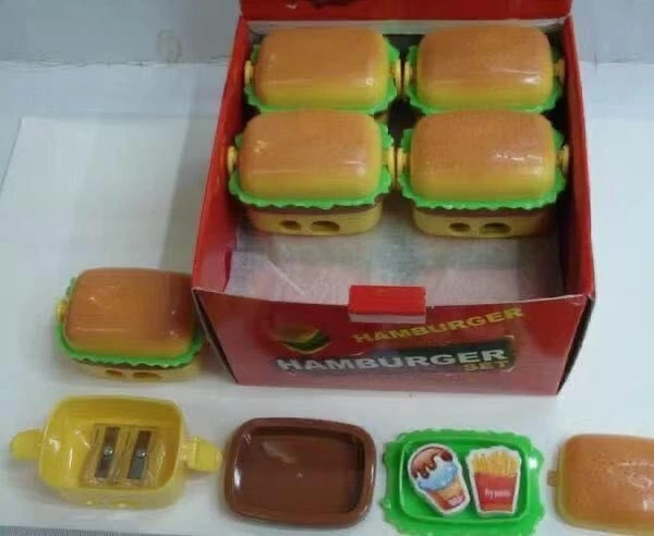 Homeoculture Burger eraser cum sharpener
