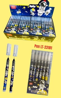 Homeoculture New space theme black gel pens Write like pilot pens Set of 12