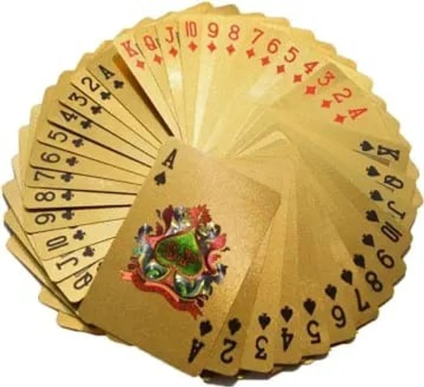 Homeoculture Golden playing cards Best quality