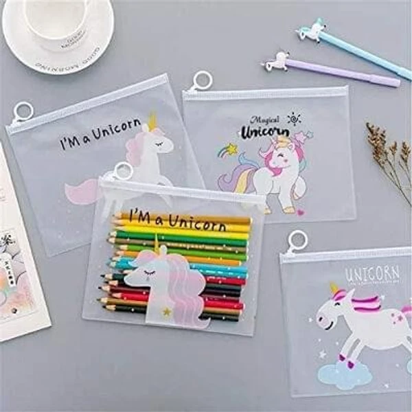 Homeoculture A5 unicorn zip pouches