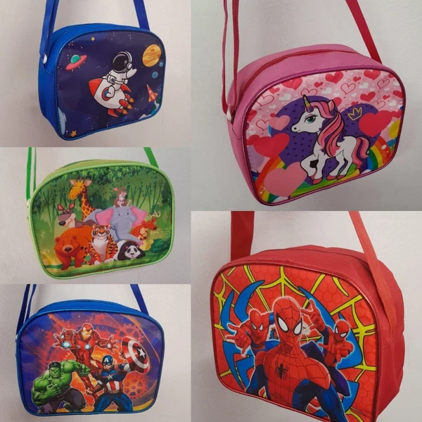 Homeoculture Kids sling bag with adjustable strap 4 characters available Unicorn 🦄 Spiderman Mermaid 🧜‍♀️ Space