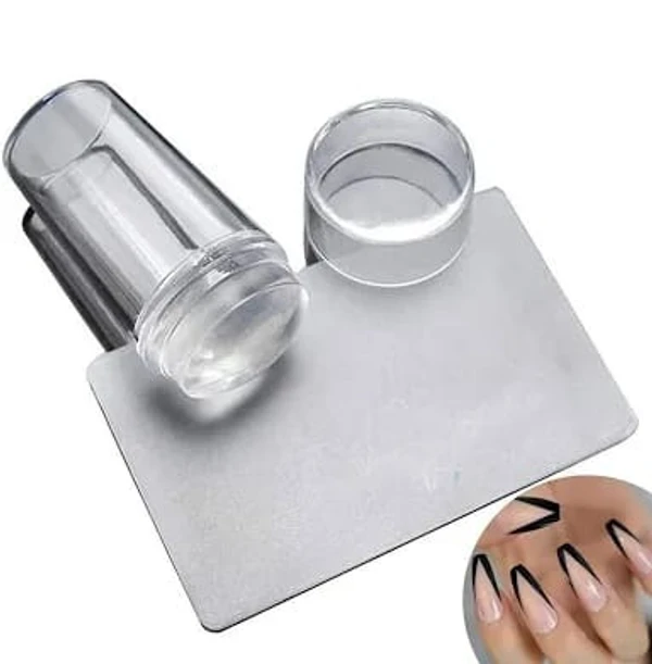 Transparent nail stamp tool